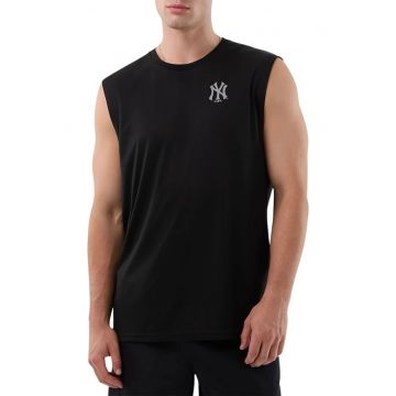 Top regular fit cu logo reflectorizant