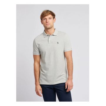 Tricou din bumbac cu aspect piqué