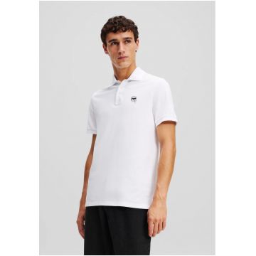 Tricou Polo cu detaliu logo brodat Ikon -
