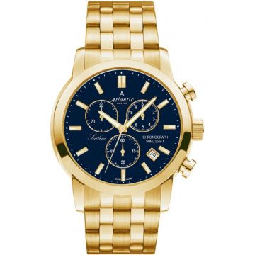 Ceas barbatesc  62455.45.51 - clasic albastru