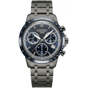 Ceas barbatesc  968988 44 45 20 - de culoare albastru inchis - potrivit pentru inot sportiv