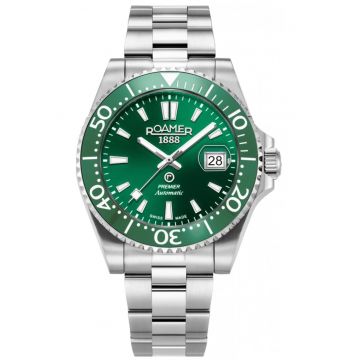 Ceas barbatesc  986983 41 75 20 - verde - sportiv - potrivit pentru inot