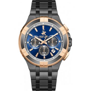 Ceas barbatesc BEVERLY HILLS BP3802X.090 - albastru fashion