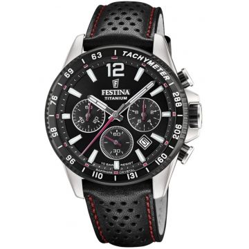 Ceas de barbati  20521/4 sport negru din titan