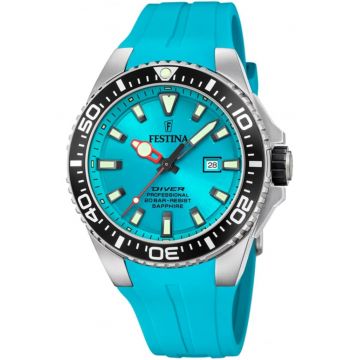 Ceas de barbati  20664/5 - albastru - sport - potrivit pentru scufundari