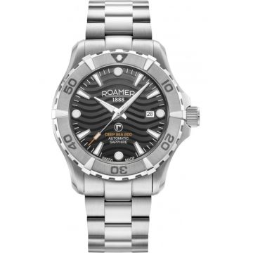 Ceas de barbati  860983 - cu bratara din otel inoxidabil - sport - potrivit pentru scufundari