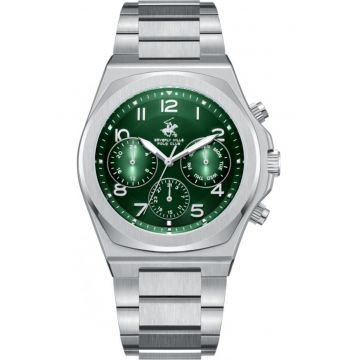 Ceas de barbati BEVERLY HILLS BP3777X.370 verde fashion