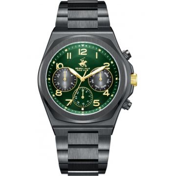Ceas de barbati BEVERLY HILLS BP3777X.670 - verde fashion