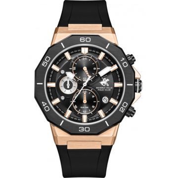 Ceas de barbati BEVERLY HILLS BP3784X.451 negru fashion