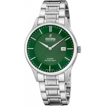 Ceasul de barbati  20067/5 verde clasic pentru inot