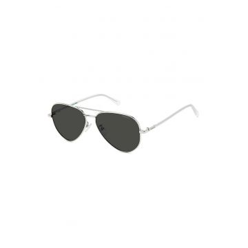 Ochelari de soare aviator cu lentile polarizate - Argintiu