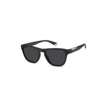Ochelari de soare cu lentile polarizate si logo - Negru