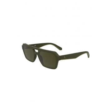 Ochelari de soare dreptunghiulari - Kaki inchis