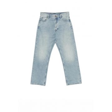 Pantaloni barbati -  Essentials faded-effect - Albastru