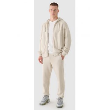 Pantaloni de trening  bej - bumbac 80%