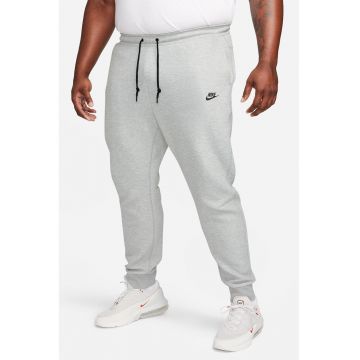Pantaloni de trening cu buzunare cu fermoar - Gri deschis melange