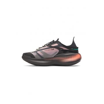 Pantofi sport Echo cu aspect colorblock - Verde/Negru/Portocaliu mandarina
