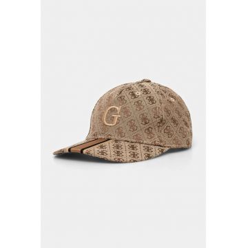 Sapca cu imprimeu cu monograma  AM9497 - ONE SIZE - Bej