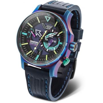 Setul pentru barbati  VS57-595D737 - albastru marin - curea sport suplimentara