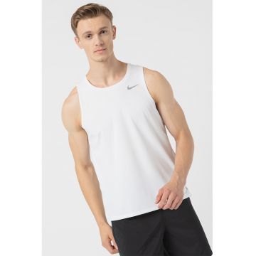 Top cu tehnologie Dri-Fit pentru alergare Miler - Alb