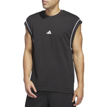 Top relaxed fit cu margini contrastante pentru baschet