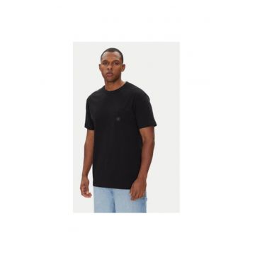 Tricou barbati  ADYKT03246 - Bumbac - 78678 - Negru