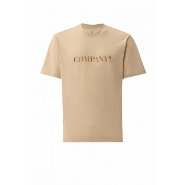 Tricou barbati - C.P Company 30/1 - Bej