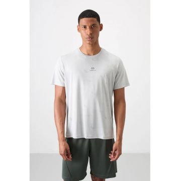 Tricou  model Bird's Eye - Dusty White - 100% poliester