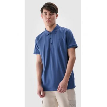 Tricou polo cu fenta cu nasturi -