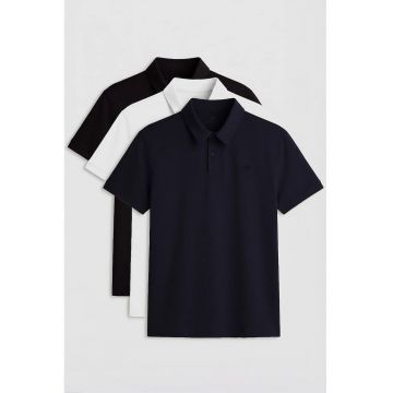 Tricouri barbati -  tricou polo - multicolor - amestec de bumbac