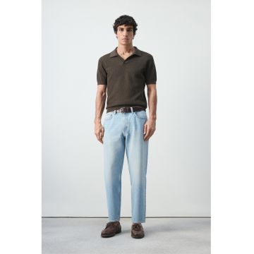 Blugi crop Sammy - Albastru deschis