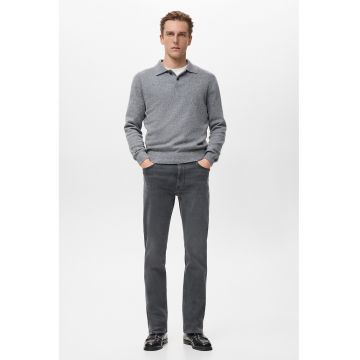 Blugi ultra soft cu croiala slim-fit - Gri inchis