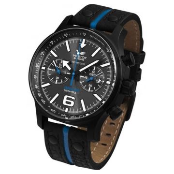 Ceas barbati  Expedition - negru - piele
