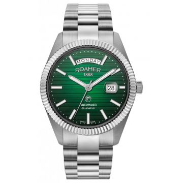 Ceas de barbati  981666 41 75 50 - verde clasic