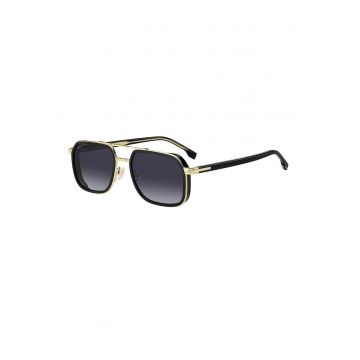 Ochelari de soare aviator cu lentile uni - Auriu/Negru