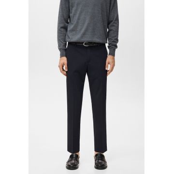 Pantaloni Chino cu croiala slim-fit Barna - Albastru ultramarin
