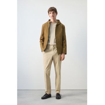 Pantaloni chino slim fit - Bej deschis