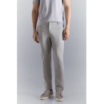 Pantaloni chino slim fit cu finisaj rezistent la apa - Alb murdar