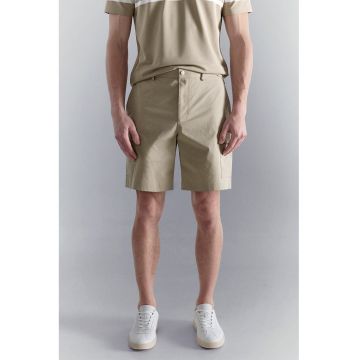 Pantaloni scurti cu buzunare - Bej inchis