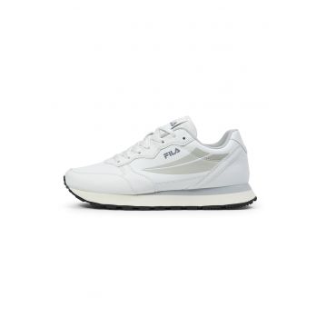 Pantofi sport wedge din piele ecologica Hypert - Alb/Gri deschis