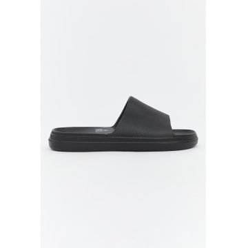 Papuci cu model uni - Negru