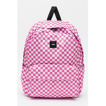 Rucsac in carouri Old Skool32`44 - Alb/Roz - 22 l