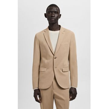 Sacou super slim-fit - Bej deschis