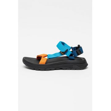 Sandale cu inchidere velcro Hurricane - Portocaliu neon/Albastru