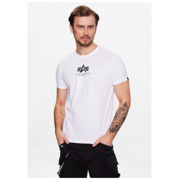 Tricou barbati -  bumbac 100% - alb -