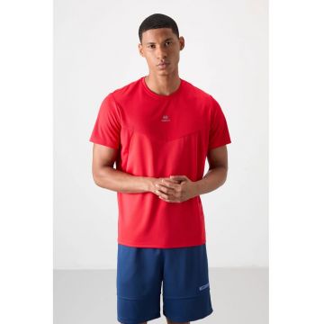 Tricou  barbati - rosu - poliester - guler rotund - Rosu