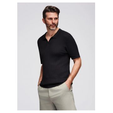 Tricou polo striat