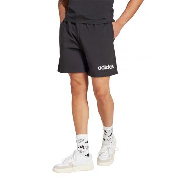 Bermude cu buzunare oblice - Alb/Negru stins