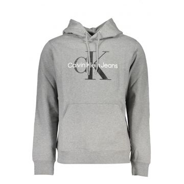 Bluza barbati - CALVIN KLEIN - 100% Bumbac - Gri - J30J320934 - Gri