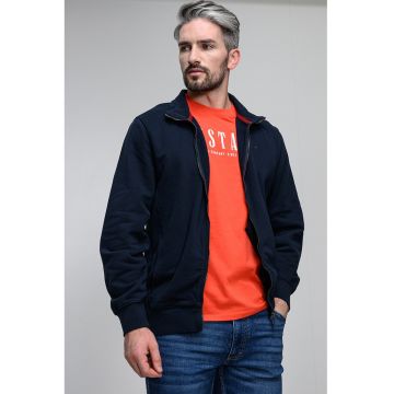 Bluza de trening cu fermoar Dillon - Bleumarin